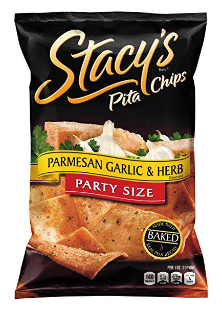 Stacy's Parmesan Garlic & Ranch Flavored Party Size Pita Chips, 18 Ounce