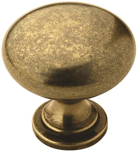 Amerock BP53005BB Allison Value 1-1/4 in (32 mm) Diameter Burnished Brass Cabinet Knob