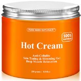 Cellulite Cream and Muscle Relaxation Cream HUGE 88oz 100 Natural 87 Organic - Anti Cellulite Cream Treatment Hot Gel Firms Skin Slims and Reduces Fat Appearance - Muscle Rub Cream Muscle Massager