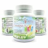 Omega 3 Supplement - Softgels for Adults Teens and Kids - High Dose Omega 3 Supplement with EPA and DHA - Amazing Natural Lemon Flavor and No Fishy After Taste