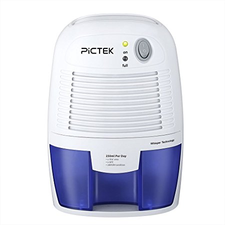 Pictek Dehumidifier for Home, Mini Dehumidifiers Portable Dehumidifier Compact Moisture Absorber for Bedroom Basements Kitchen Caravan Office Wardrobe Car Garage