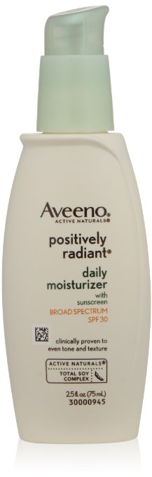 Aveeno Active Naturals Positively Radiant Daily Moisturizer SPF-30 UVAUVB Sunscreen 73 ml