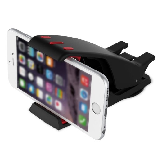 Generic Car Mount with 360 Rotation Universal Cell Phone Dashboard Stand Holder for iPhone 6s Plus 6s 5s 5c Samsung Galaxy S6 Edge S6 S5 S4 Note 5 4 3 Google Nexus 5 4 BLACK