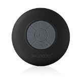 SoundBot SB510 HD Water Resistant Bluetooth 30 Shower Speaker - Black