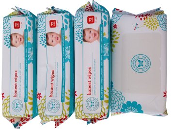 4 Pack - The Honest Company Wipes - 288 Wipes (4 Packages of 72 Ct) NewBorn, Kid, Child, Childern, Infant, Baby