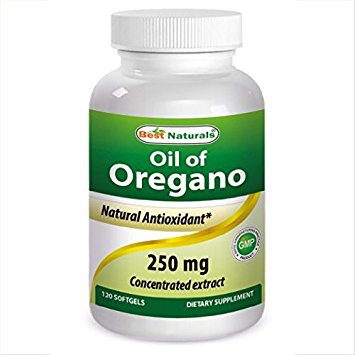 Best Naturals Oregano Oil 250 mg 120 Softgels