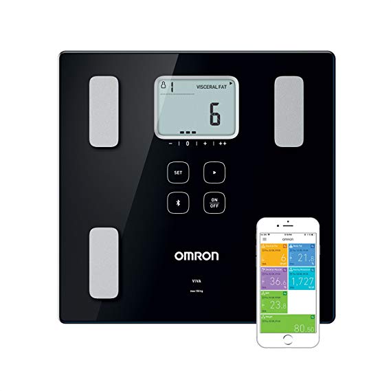 OMRON Viva Smart Body Composition Monitor with Proven Key parameters That can Help to Influence Your Heart’s Health - Black (Amazon Exclusive)