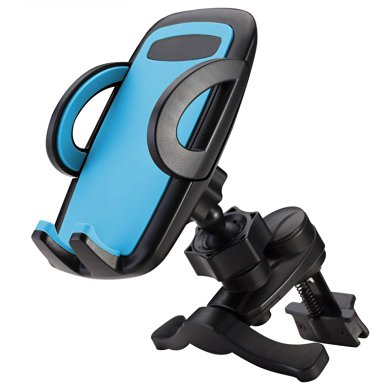 One Touch Car Mount, RANVOO® Air Vent Car Mount Holder for All Mobile Phone and GPS - Blue