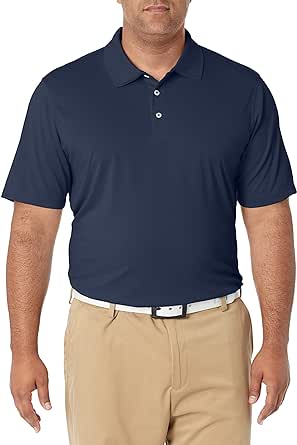 Amazon Essentials Mens Regular-Fit Quick-Dry Golf Polo Shirt