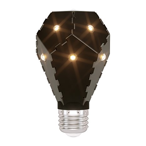 Smart Ivy Connected LED Smart Bulb, Matte Black