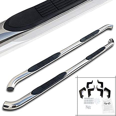 R&L Racing for Ford F150 Super Extend Cab Chrome 3" Side Step Bars Neft Running Boards