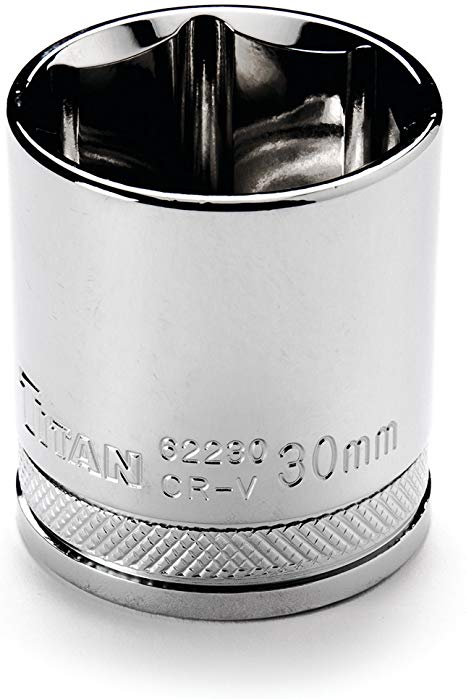 Titan Tools 62230 30mm 1/2" Drive 6 Pt. Socket