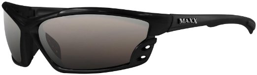 Maxx Cobra Sunglasses Black/Smoke Polarized Lens 610395633662