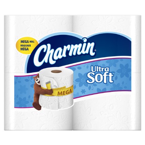Charmin Ultra Soft Toilet Paper Mega Roll 24 Count