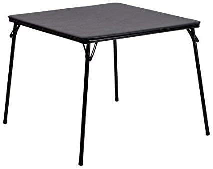 Flash Furniture Black Folding Card Table Limited Edition