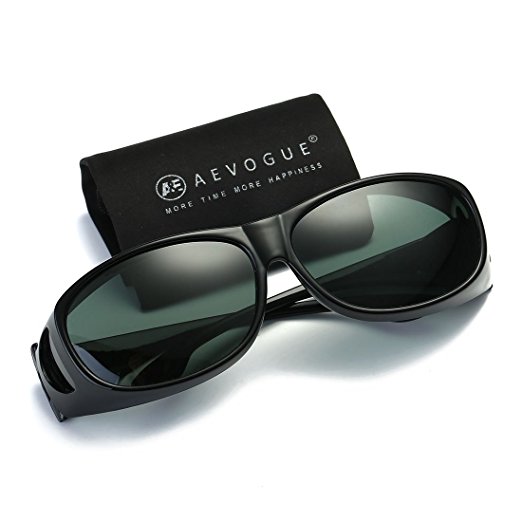 AEVOGUE Polarized Sunglasses Mens Over-The-Glass Prescription Safety Glasses AE0509