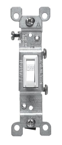 Leviton S02-1451-2WS Quiet Single Pole Switch