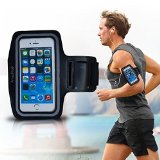 AmaziPro8 Sports Armband  FREE Key Holder - Sporty Armband For iPhone 6 Plus  FREE 5 Downloadable Health Books - Also Compatible for Samsung Note 3 and Note 4