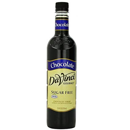 DaVinci Sugar Free Chocolate Syrup 750ml Plastic Single Bottle