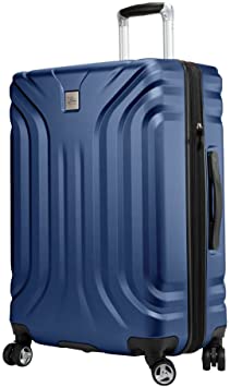 Skyway Nimbus 4.0 Hardside Spinner Luggage (Maritime Blue, Checked-Medium 24-Inch)