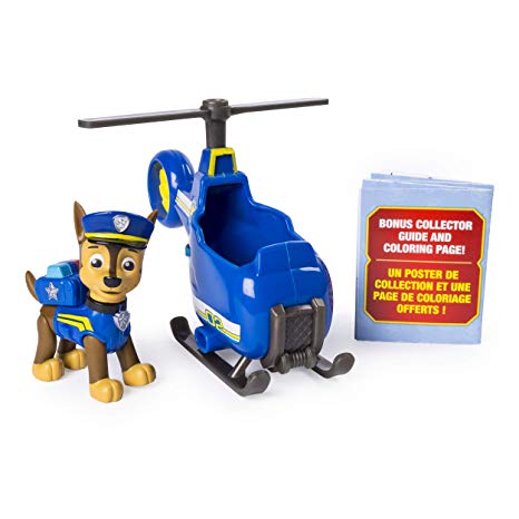 PAW Patrol Ultimate Rescue Chase's Mini Helicopter with Collectible Figure, Ages 3 and Up