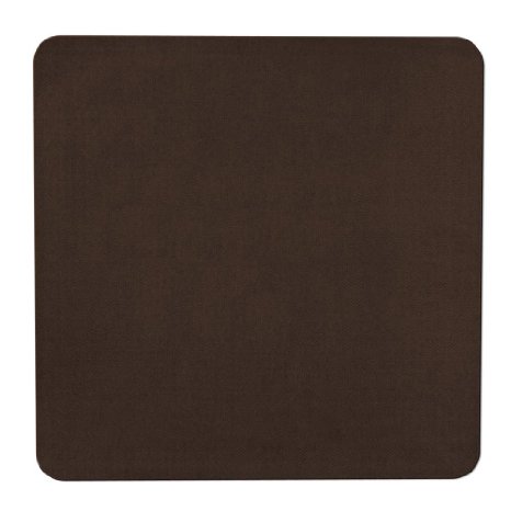 Skid-resistant Carpet Indoor Area Rug Floor Mat - Chocolate Brown - 3 X 3 - Many Other Sizes to Choose From