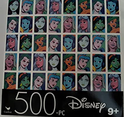 Disney Mini Princess Portratis 500 Piece Puzzle