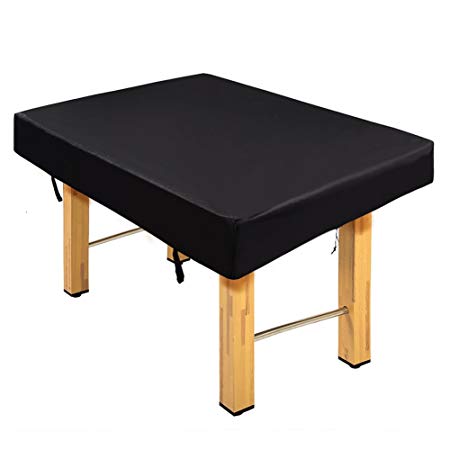 NKTM Foosball Table Cover Soccer Table Cover Waterproof Table Cover - 56L x 52W x 15H - Black