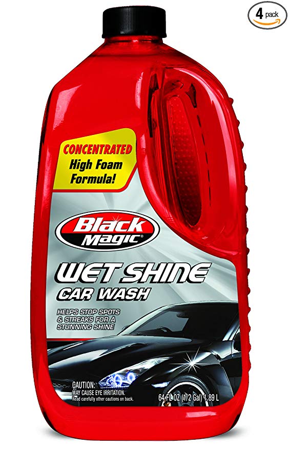 Black Magic 120065-4PK Wet Shine Car Wash, 64 oz. (Pack of 4)