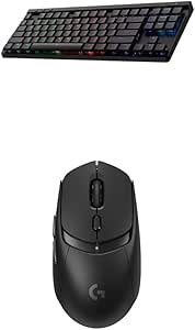 Logitech G515 TKL Wireless Gaming Keyboard (Tactile)   G309 Lightspeed Wireless Gaming Mouse Bundle: Black