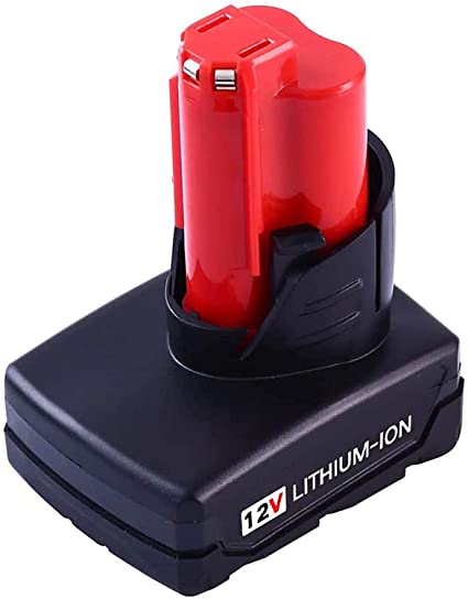 [Upgraded] 6000mAh 12V Lithium-ion Replacement for Milwaukee 12V Battery 48-11-2411 48-11-2402 48-11-2440 48-11-2411 XC Cordless Drill Batteries