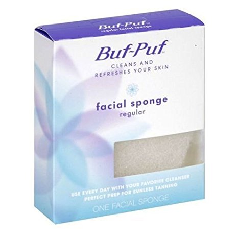 Buf-Puf by 3M Facial Sponge Regular, 2 Pack