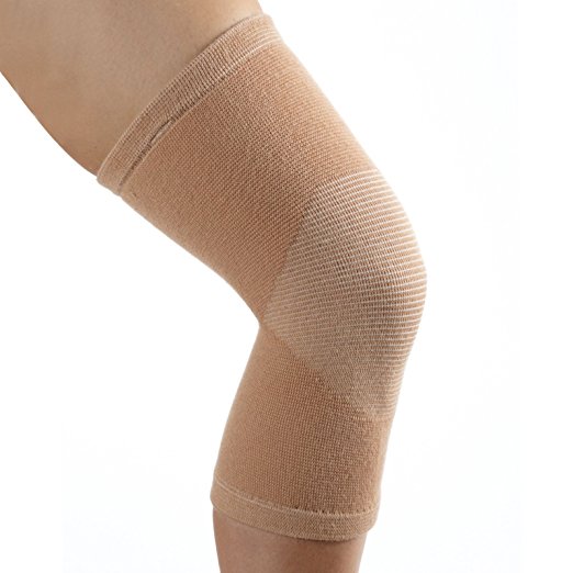 Therall Joint Warming Knee Support, Beige, Large
