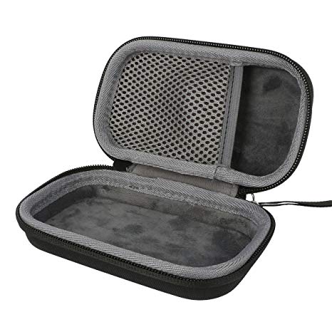 co2CREA Carrying Travel Storage Orgnizer Case Bag for Korg TM50BK Instrument Tuner Metronome Recorder fits Clip-On Microphone and Seiko/KLIQ/Matrix