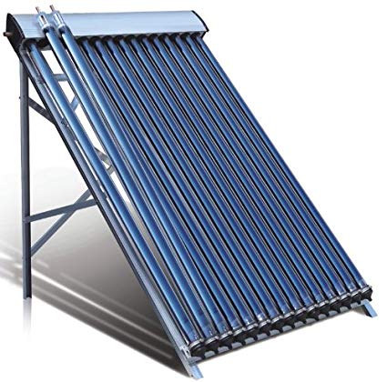 Duda Solar 30 Tube Water Heater Collector 45° Frame Evacuated Vacuum Tubes SRCC Certified Hot