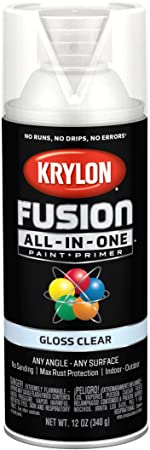 Krylon K02705007 Fusion All-in-One Spray Paint, Clear