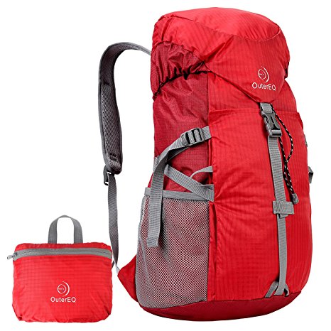 OuterEQ 30L Outdoor Travel Backpack Hiking Foldable Daypack