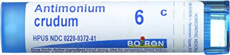 Boiron, Antimonium Crudum 6c Multi Dose Tube, 80 Count