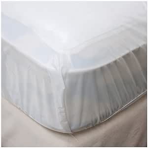 LeakMaster California Queen Sized Fitted Waterproof Mattress Cover - Protect Your Bed from Spills, Accidents & Damage - Stain Repellent, Comfortable & Quiet