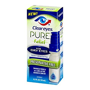 Clear Eyes Pure Relief for Dry Eyes .3 fluid ounces from Clear Eyes