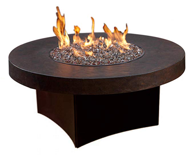 Gas Outdoor Fire Pit Table Oriflamme Savanna (38" Table Top)