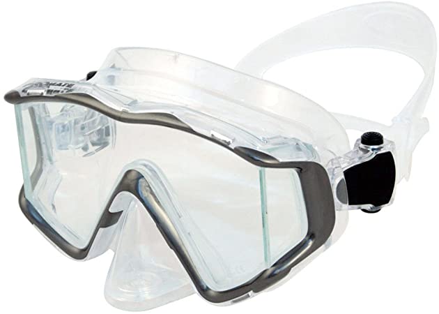 Promate New Three-Lens Edgeless Scuba Dive Purge Mask/MK399