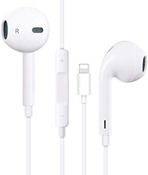 Earphones, with Microphone Earbuds Stereo Headphones and Noise Isolating Headset Made Compatible with iPhone Xs/XS Max/XR/X/8/8 Plus/7/7 Plus Earphones -03