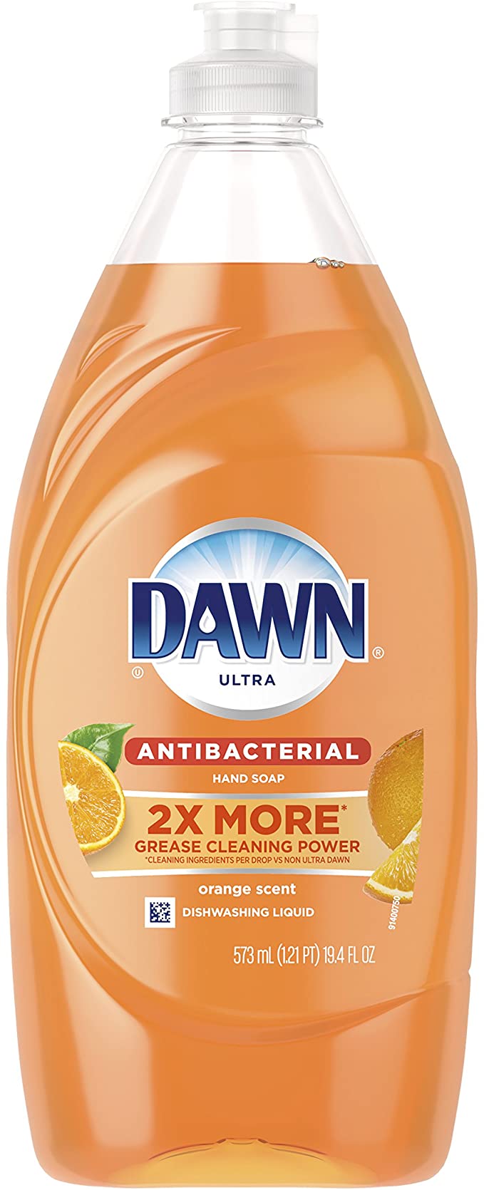 Dawn Ultra Antibacterial Hand Soap, Dishwashing Liquid Dish Soap, Orange Scent, 19.4 fl oz