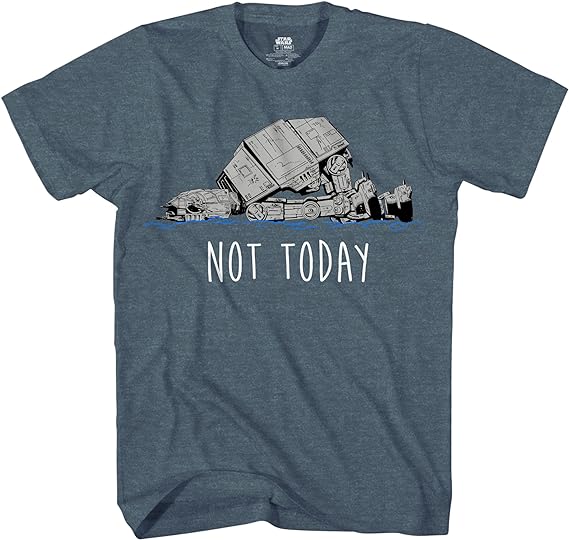 STAR WARS at-at Not Today Humor Funny Hoth Adult Graphic T-Shirt