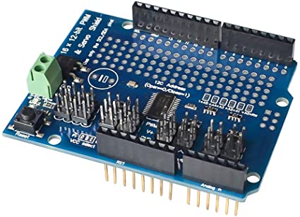 HiLetgo PCA9685 Servo Shield PCA9685 16 Channel 12-bit PWM Servo Driver Shield I2C Interface for Arduino