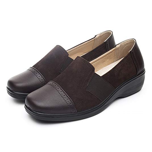 DRKA Women's Casual Loafer Comfort Slip On Flat Shoe