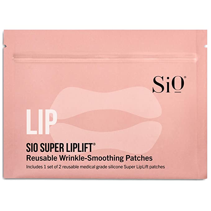 SiO Beauty Super LipLift | Smile & Lip Anti-Wrinkle Patches 2 Week Supply | Overnight Smoothing Silicone Patches For Lip & Smile Wrinkles And Fine Lines