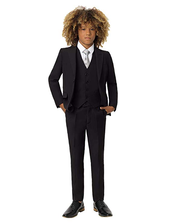 Roco Boys Modern Fit Suit, 3 Piece Suit, Jacket, Vest & Pants Set, X-Large - 20