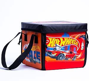 Hot Wheels Tara Toy: ZipBin Ramp It Up - UnZip To Convert Into A 21"x21" Racetrack Playmat & Car Ramp, Storage & Play, Toy Car Box, Kids Ages 3